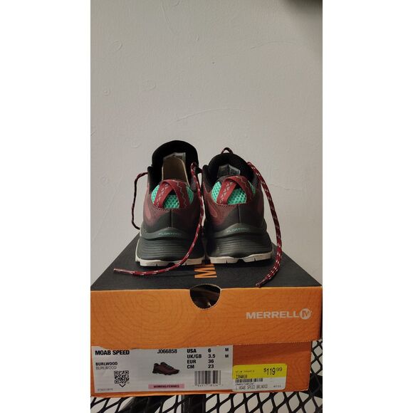 Women's Merrell Like New Moab Speed Burlwood hiking shoes size 6 - Picture 6 of 8